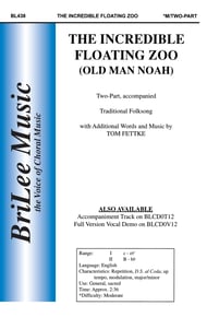 cover The Incredible Floating Zoo Two-Part choral sheet music cover